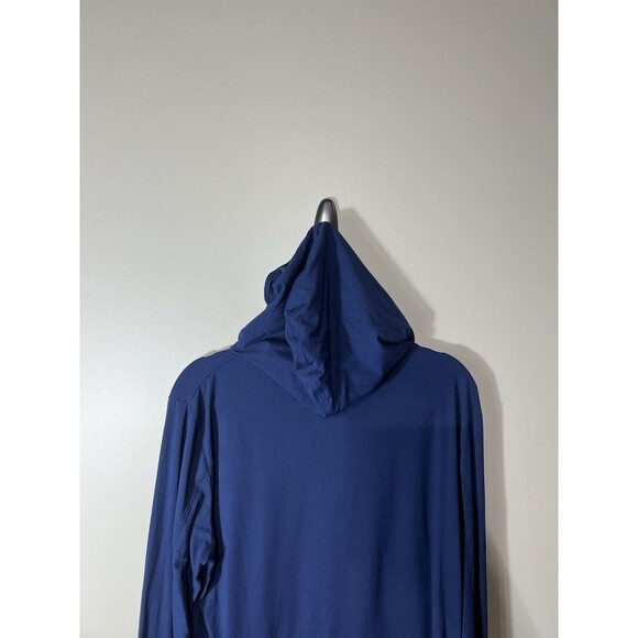 Sharpen The Axe Shirt Long Sleeve Hooded Men’s Large Blue Embroidered - Picture 7 of 10